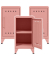 Stahlschränke Fern Mini FERMINRH620P3 pastelpink 38,0 x 40,0 x 72,5 cm, aufgebaut