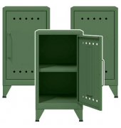 Stahlschränke Fern Mini FERMINRH623P3 olivgrün 38,0 x 40,0 x 72,5 cm, aufgebaut