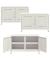 Sideboards Fern Cabby, FERCAB696P3 verkehrsweiß 4 Fachböden 114,0 x 40,0 x 72,5 cm
