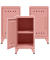 Stahlschränke Fern Mini FERMINLH620P3 pastelpink 38,0 x 40,0 x 72,5 cm, aufgebaut
