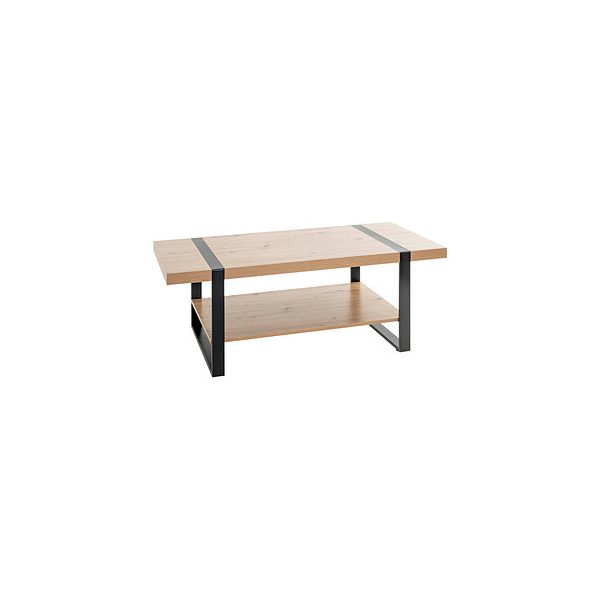 4001070254993 - Couchtisch 45cm (H) 120x60cm (BxT) rechteckig eiche schwarz 4001070254993 HAKU Möbel 4001070254993 - Couchtisch 45cm (H) 120x60cm (BxT) rechteckig eiche schwarz 4001070254993 HAKU Möbel