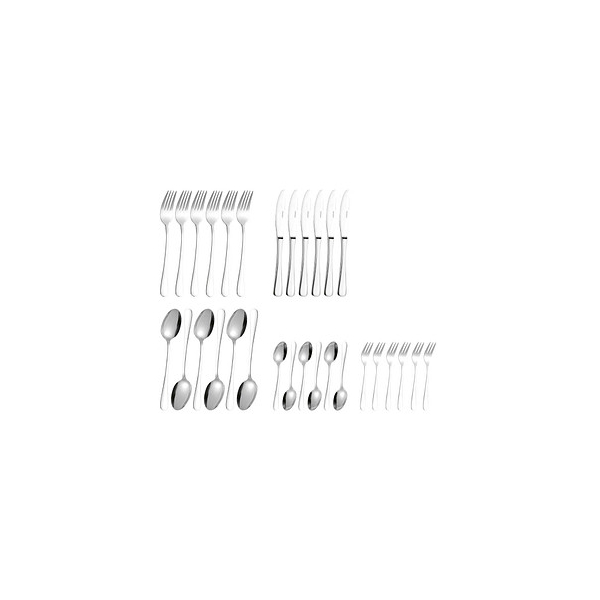 4007796031511 - Besteck-Set Sylvia aus polliertem Edelstahl spülmaschinengeeignet 30-teilig - B-Ware sehr gut 4007796031511 - Besteck-Set Sylvia aus polliertem Edelstahl spülmaschinengeeignet 30-teilig - B-Ware sehr gut
