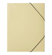Eckspannmappe Pastell eco 21609-04, A4 gelb Polypropylen, mit 3 Einschlagklappen