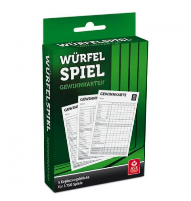 22517119 für 1750 Spiele - Der Spielblock für den Würfelspielklassiker