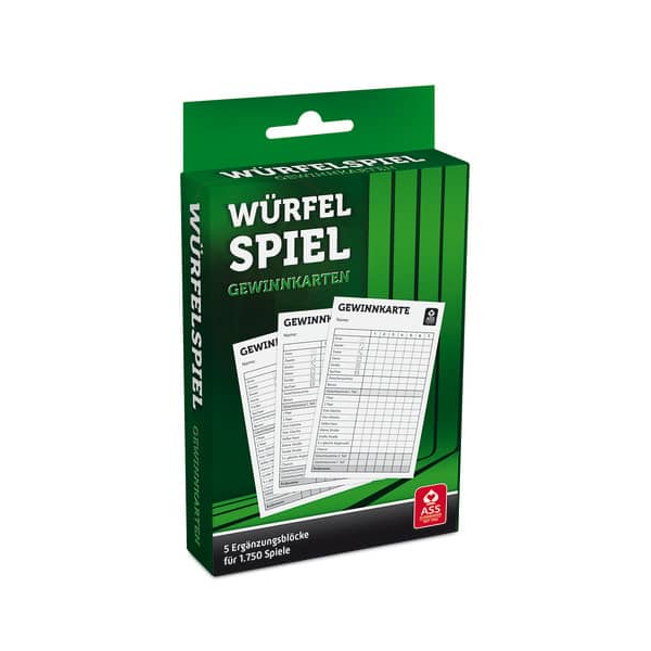 4002558171191 - 22517119 für 1750 Spiele - Der Spielblock für den Würfelspielklassiker 4002558171191 5 Block 4002558171191 - 22517119 für 1750 Spiele - Der Spielblock für den Würfelspielklassiker 4002558171191 5 Block