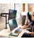 ergotron Monitor-Halterung LX-Dual 45-509-224 schwarz für 2 Monitore, Tischklemme