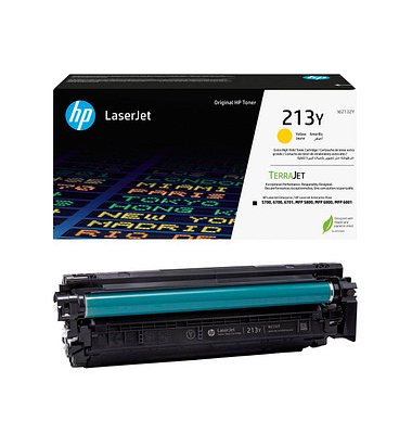 Toner W2132Y (213Y), gelb, ca. 12000 Seiten