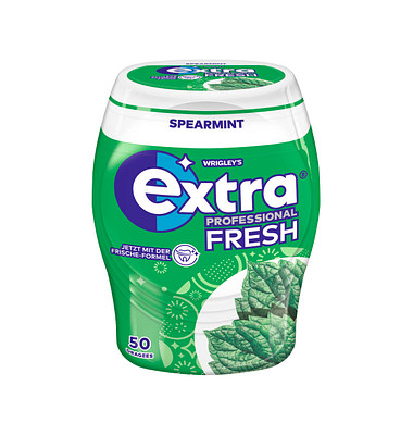 Extra PROFESSIONAL Fresh Spearmint Kaugummis 50 Dragees