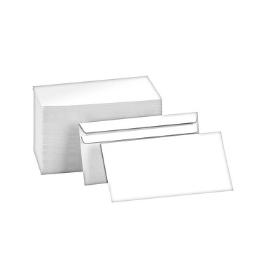 Briefumschlag 08905010 Din Lang ohne Fenster selbstklebend 75g weiß
