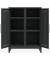 Sideboards Fern Middle, FERMID634P3 anthrazitgrau 6 Fachböden 80,0 x 40,0 x 110,0 cm