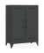 Sideboards Fern Middle, FERMID634P3 anthrazitgrau 6 Fachböden 80,0 x 40,0 x 110,0 cm