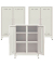 Sideboards Fern Middle, FERMID696P3 verkehrsweiß 6 Fachböden 80,0 x 40,0 x 110,0 cm