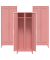 Spinde Fern Maxi pastelpink FERMAX620P3, 1 Schließfach 70,0 x 51,0 x 180,0 cm