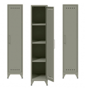 Spinde Fern Locker lichtgrau FERLOC645P3, 1 Schließfach 38,0 x 51,0 x 180,0 cm