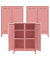 Sideboards Fern Middle, FERMID620P3 pastelpink 6 Fachböden 80,0 x 40,0 x 110,0 cm
