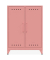 Sideboards Fern Middle, FERMID620P3 pastelpink 6 Fachböden 80,0 x 40,0 x 110,0 cm