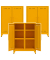 Sideboards Fern Middle, FERMID642P3 gelb 6 Fachböden 80,0 x 40,0 x 110,0 cm