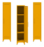 Spinde Fern Locker gelb FERLOC3S642P3, 1 Schließfach 38,0 x 51,0 x 180,0 cm