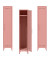 Spinde Fern Locker pastelpink FERLOC3S620P3, 1 Schließfach 38,0 x 51,0 x 180,0 cm