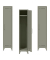 Spinde Fern Locker lichtgrau FERLOC3S645P3, 1 Schließfach 38,0 x 51,0 x 180,0 cm