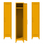 Spinde Fern Locker gelb FERLOC642P3, 1 Schließfach 38,0 x 51,0 x 180,0 cm