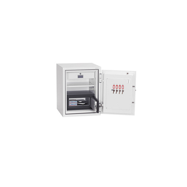 5032548001831 - Tresor DS2501F Data Combi 636 l 103kg signalweiß mit Fingerabdruckschloss Stahl 5032548001831 Phoenix Safe