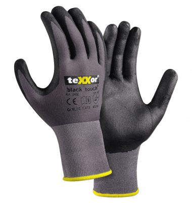 teXXor Handschuh black touch 2450-7 grsw Gr.07