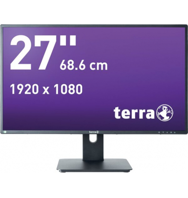 Monitor 3030207, 27 Zoll, FHD (1920x1080), 5 ms, silber/mattschwarz