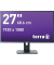  Monitor 3030207, 27 Zoll, FHD (1920x1080), 5 ms, silber/mattschwarz