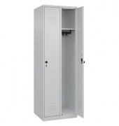 CP Spind Classic Plus lichtgrau 080000-20-S10000, 2 Schlie&szlig;f&auml;cher 60,0 x 50,0 x 185,0 cm