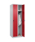 CP Spind Classic Plus lichtgrau, rubinrot 080000-20-S10002, 2 Schließfächer 60,0 x 50,0 x 185,0 cm