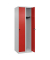 CP Spind Classic Plus lichtgrau, verkehrsrot 080000-20-S10003, 2 Schließfächer 60,0 x 50,0 x 185,0 cm