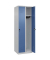 CP Spind Classic Plus lichtgrau, fernblau 080000-20-S10006, 2 Schließfächer 60,0 x 50,0 x 185,0 cm