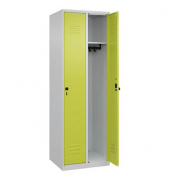 CP Spind Classic Plus clowngrün, lichtgrau 080000-20-S10009, 2 Schließfächer 60,0 x 50,0 x 185,0 cm