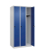 CP Spind Classic Plus lichtgrau, enzianblau 080000-30-S10003, 3 Schließfächer 90,0 x 50,0 x 185,0 cm