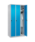 CP Spind Classic Plus lichtblau, lichtgrau 080000-30-S10004, 3 Schlie&szlig;f&auml;cher 90,0 x 50,0 x 185,0 cm