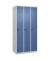 CP Spind Classic Plus lichtgrau, fernblau 080000-30-S10005, 3 Schließfächer 90,0 x 50,0 x 185,0 cm