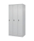 CP Spind Classic Plus lichtgrau 080000-30-S10008, 3 Schließfächer 90,0 x 50,0 x 185,0 cm