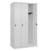 CP Spind Classic Plus verkehrswei&szlig; 080000-30-S10012, 3 Schlie&szlig;f&auml;cher 90,0 x 50,0 x 185,0 cm