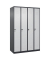 CP Spind Classic Plus anthrazitgrau, lichtgrau 080000-40-S10011, 4 Schließfächer 120,0 x 50,0 x 185,0 cm