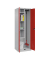 CP Putzmittelschrank Classic Plus 080100-00-S10002 verkehrsrot, lichtgrau 60,0 x 50,0 x 185,0 cm, aufgebaut