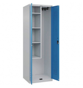 CP Putzmittelschrank Classic Plus 080100-00-S10004 lichtblau, lichtgrau 60,0 x 50,0 x 185,0 cm, aufgebaut