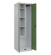 CP Putzmittelschrank Classic Plus 080100-00-S10006 resedagrün, lichtgrau 60,0 x 50,0 x 185,0 cm, aufgebaut