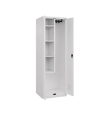 CP Putzmittelschrank Classic Plus 080100-00-S10012 verkehrsweiß 60,0 x 50,0 x 185,0 cm, aufgebaut