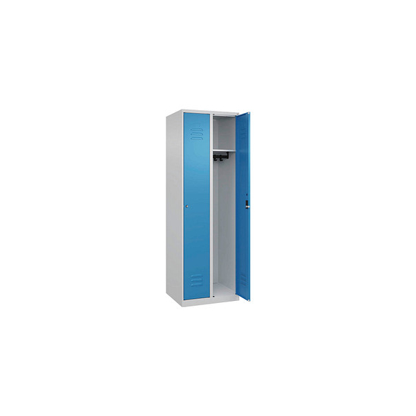 4067521363829 - Spind Classic Plus lichtblau lichtgrau 080000-20-S10017 2 Schließfächer 600 x 500 x 1850 cm 4067521363829 C+P-Möbel 4067521363829 - Spind Classic Plus lichtblau lichtgrau 080000-20-S10017 2 Schließfächer 600 x 500 x 1850 cm 4067521363829 C+P-Möbel