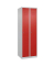 CP Spind Classic Plus lichtgrau, verkehrsrot 080000-20-S10025, 2 Schließfächer 60,0 x 50,0 x 185,0 cm