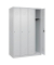 CP Spind Classic Plus lichtgrau 080000-40-S10023, 4 Schließfächer 120,0 x 50,0 x 185,0 cm