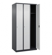 CP Spind Classic Plus anthrazitgrau, lichtgrau 080000-30-S10028, 3 Schließfächer 90,0 x 50,0 x 185,0 cm