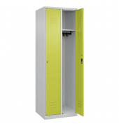 CP Spind Classic Plus clowngrün, lichtgrau 080000-20-S10029, 2 Schließfächer 60,0 x 50,0 x 185,0 cm