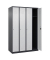 CP Spind Classic Plus anthrazitgrau, lichtgrau 080000-40-S10028, 4 Schließfächer 120,0 x 50,0 x 185,0 cm